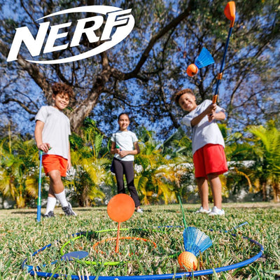 Nerf Birdie Shot Adjustable Kids Golf Game Set with Targets & Carry Bag