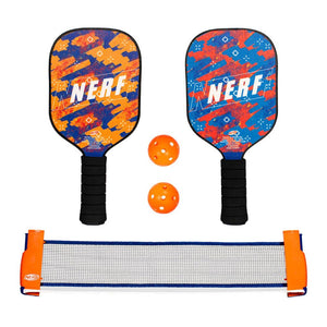 Nerf Tabletop 2-Player Mini Pickleball Set with Retractable Net