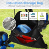 One-Click Folding 3-Wheel Golf Trolley with Insulated Storage Bag