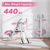 Pink Ab Trainer with Resistance Bands & LCD Display