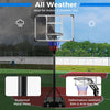 Portable Basketball Hoop with 10 Adjustable Height Settings & Weight Bag