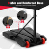 Portable Basketball Hoop with 28-Inch Shatterproof Backboard