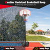 Portable Basketball Hoop with 28-Inch Shatterproof Backboard