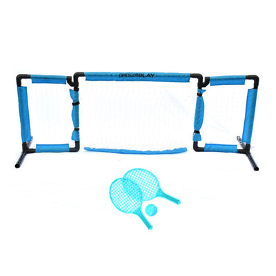 Precision 2-in-1 Football Goal + Tennis Net Combo Set