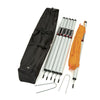 Precision Crowd Barrier Set – 60m Rope with Poles, Anchors & Carry Bag