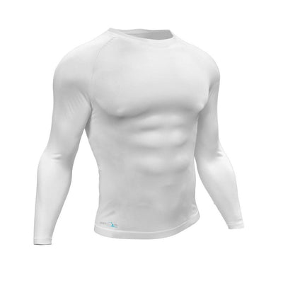 Precision Essential Compression & Thermal Baselayer Long Sleeve Shirt – Junior – White