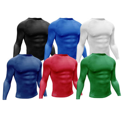 Precision Essential Compression & Thermal Baselayer Long Sleeve Shirt – Junior – White