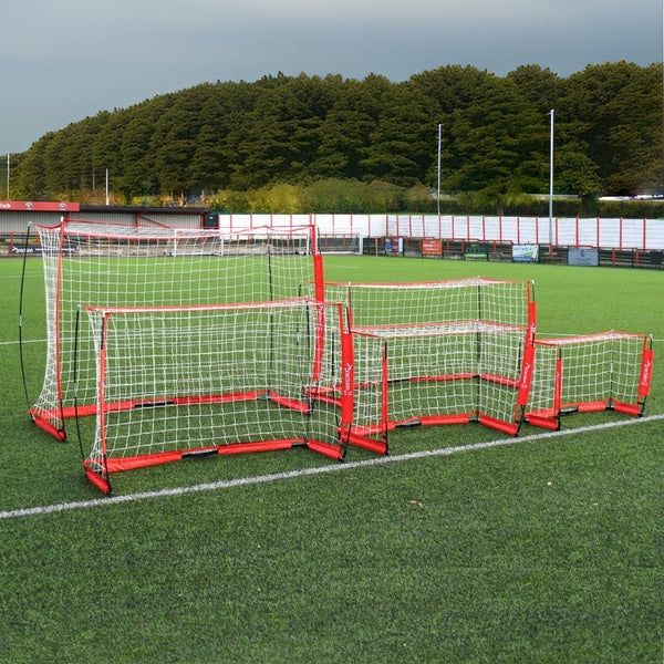Precision Flexi Net Portable Football Goals – All Sizes: 4ft to 8ft