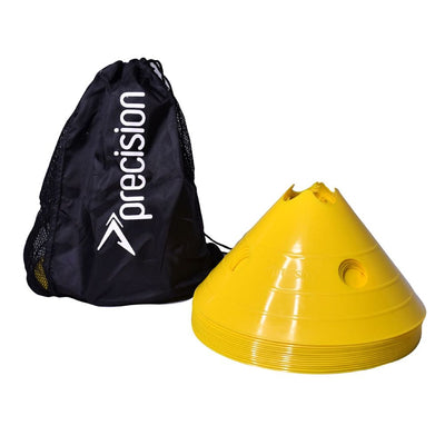 Precision Giant Saucer Cone Set – 20 Pack with Carry Bag