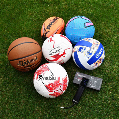 Precision USB Rechargeable Electric Ball Pump – Digital PSI Cut-Off with Carry Case