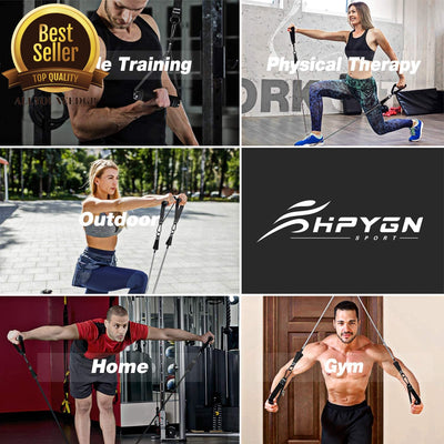Versatile Resistance Bands for Home Gym Outdoor Workouts