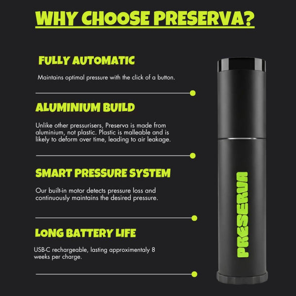 Preserva Automatic Tennis & Padel Ball Pressuriser