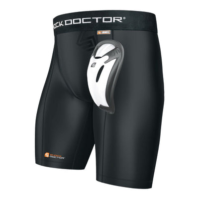 Shock Doctor Core Compression Shorts with Bio Flex Cup