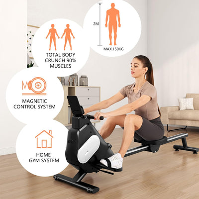 Magnetic Resistance Rowing Machine