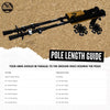 Six Peaks Stride Adjustable Walking Poles - Twin Pack