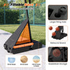 Stepless Adjustable Basketball Hoop with 43-Inch PC Backboard