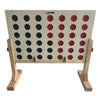 Toyfinity Giant Wooden 4-In-A-Row Garden Game with Carry Bag