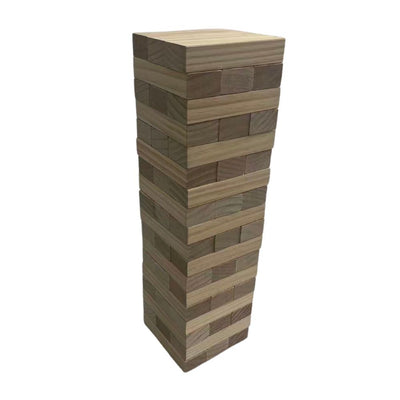 Toyfinity Giant Wooden Tumbling Tower Game with Carry Bag