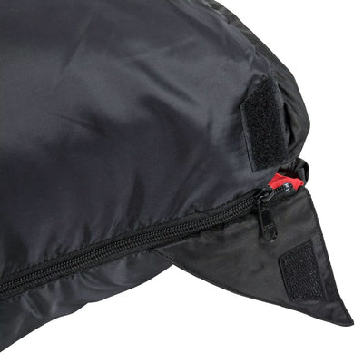 Trespass Envelop 3 Season Waterproof Sleeping Bag in Black