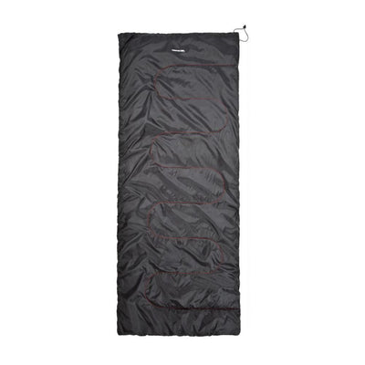 Trespass Envelop 3 Season Waterproof Sleeping Bag in Black