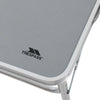 Trespass Folding Aluminium Camping Table with Adjustable Height & Carry Handle