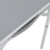 Trespass Folding Aluminium Camping Table with Adjustable Height & Carry Handle