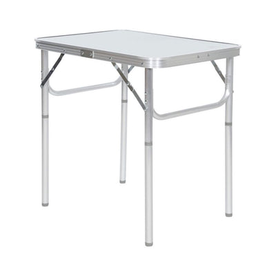 Trespass Folding Aluminium Camping Table with Adjustable Height & Carry Handle