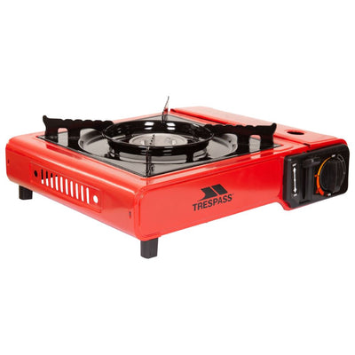 Trespass Gastro Portable Gas Camping Stove with Ring Burner