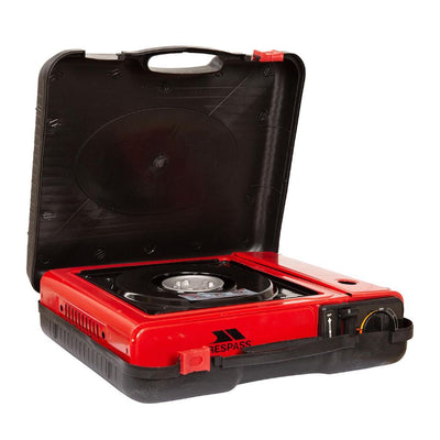 Trespass Gastro Portable Gas Camping Stove with Ring Burner
