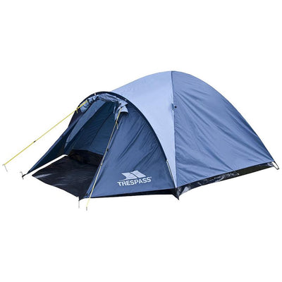 Trespass Ghabhar 4-Man Double-Skin Waterproof Tent – Blue