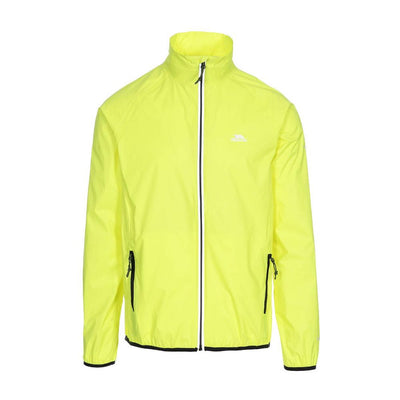 Trespass Men’s Retract Packaway Hi-Vis Waterproof Yellow Jacket