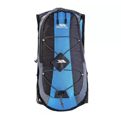 Trespass Mirror Hydration 15L Hiking Backpack with 2L Bladder - Blue
