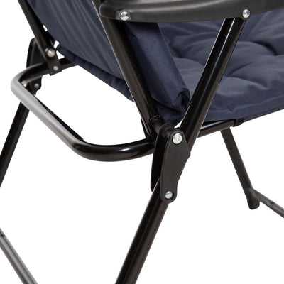 Trespass Padded Folding Camping Chair with Foam Seat – Available in Different Colours