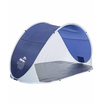 Trespass Pop Up Beach Tent with Sun Protection – Blue