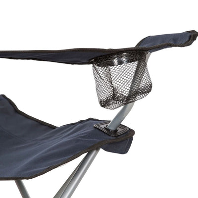 Trespass Settle Folding Camping Chair with Cup Holder & Carry Bag