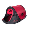 Trespass Swift 2-Man Pop-Up Tent with Mosquito Net Door – Red/Black