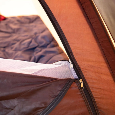 Trespass Tarmachan 2-Man Double-Skin Lightweight Tent with Porch – Sunset
