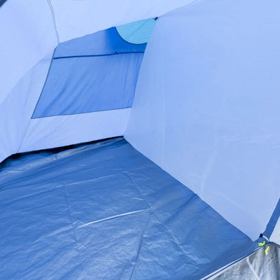 Trespass Torrisdale 6-Man Double-Layer Waterproof Tent with Built-In Groundsheet – Blue