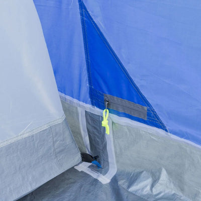 Trespass Torrisdale 6-Man Double-Layer Waterproof Tent with Built-In Groundsheet – Blue
