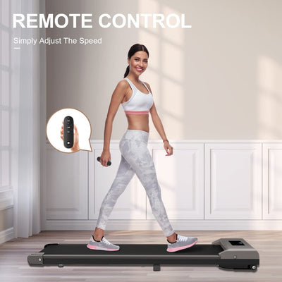 Portable Under Desk Home Treadmill with Remote Control