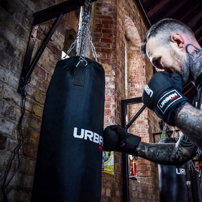 Urban Fight Punch Bag Fitness Kit with Gloves, Wraps, Rope & Swivel Bracket