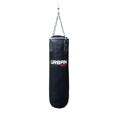 Urban Fight Punch Bag – Pre-Filled PU Leather Boxing Bag with Chains