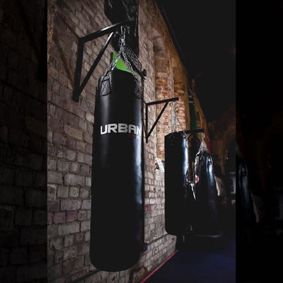 Urban Fight Punch Bag – Pre-Filled PU Leather Boxing Bag with Chains