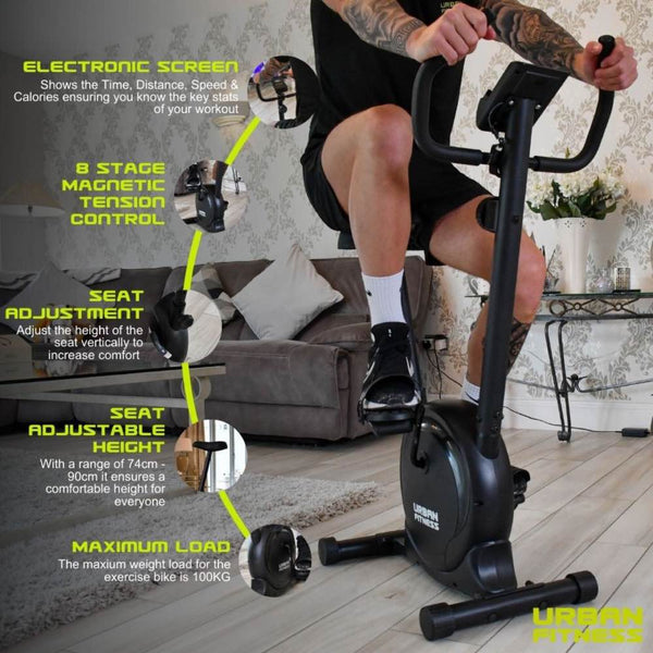 urban fitness bike Urban Fitness Magnetic Upright Exercise Bike – SHOPIFIT