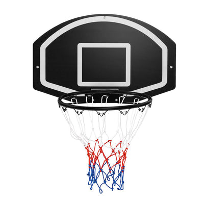 Wall-Mounted Basketball Hoop with 28-Inch Shatterproof Backboard
