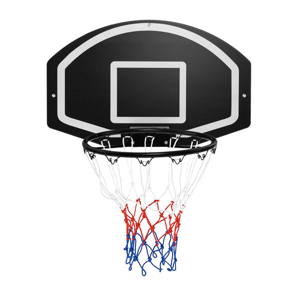 Wall-Mounted Basketball Hoop with 28-Inch Shatterproof Backboard