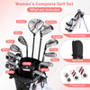 Women's Complete RH Golf Club Set with Stand Bag