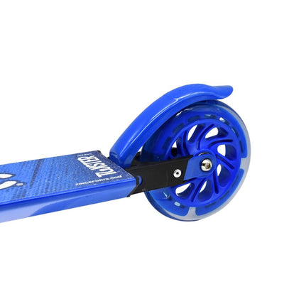 Zinc 2-Wheeled Twister Light-Up Foldable Kids Blue Scooter