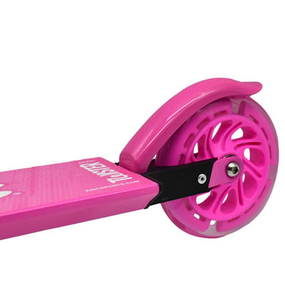 Zinc 2-Wheeled Twister Light-Up Foldable Kids Blue Scooter