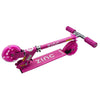 Zinc 2-Wheeled Twister Light-Up Foldable Kids Blue Scooter